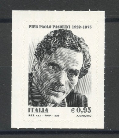 2015 - REPUBBLICA - PIER PAOLO PASOLINI - NUOVO - LOTTO/36920