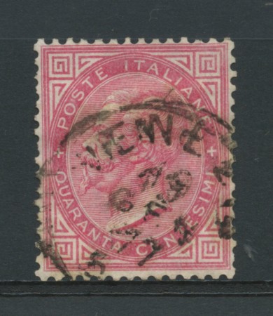 1863 - LOTTO/14316 - REGNO - 40c. ROSA - USATO
