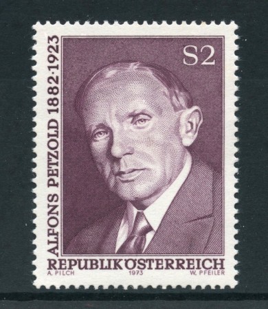 1973 - AUSTRIA - ALFONS PETZOLD - NUOVO - LOTTO/27978
