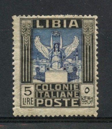 1921 - LIBIA - 5 LIRE PITTORICA - LINGUELLATO - LOTTO/24961