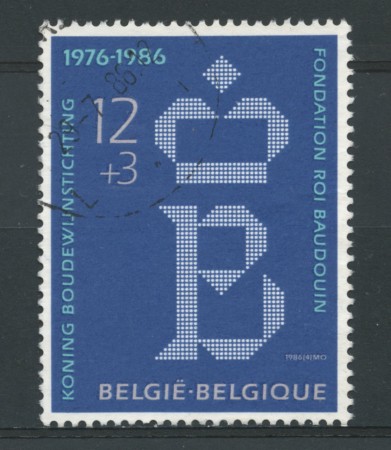 1986 - LOTTO/16836 - BELGIO - FONDAZIONE BALDOVINO - USATO