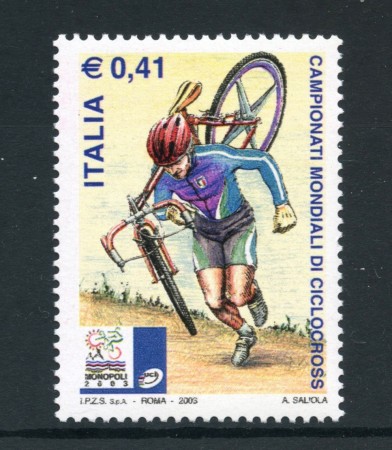 2003 - REPUBBLICA - MONDIALI DI CICLOCROSS - NUOVO - LOTTO/25537