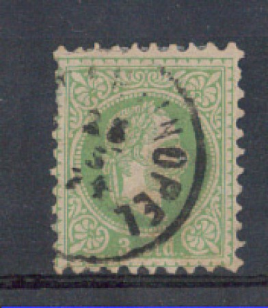 1867 - LOTTO/3693A - AUSTRIA LEVANTE - 3 Sld. VERDE
