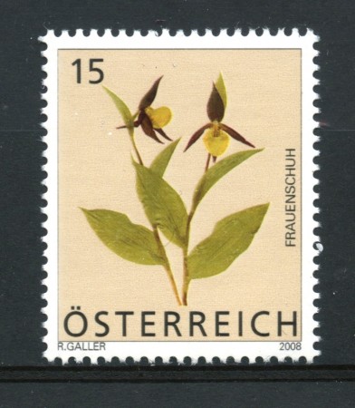 2008 - AUSTRIA - 15c. FIORI - NUOVO - LOTTO/33407