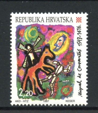 1997 - CROAZIA - ANNIVERSARIO DELLA NASCITA DI M. CERVANTES - LOTTO/32805