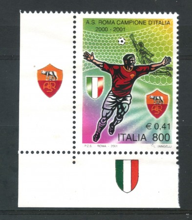 2001 - REPUBBLICA - ROMA CAMPIONE NUOVO - LOTTO/7325D
