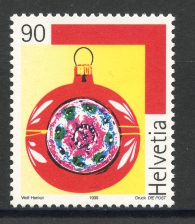 1999 - SVIZZERA - NATALE - NUOVO - LOTTO/37325