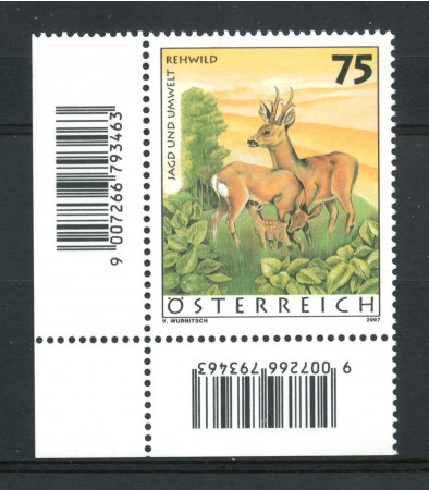 2007 - AUSTRIA - CACCIA E AMBIENTE  - NUOVO - LOTTO/33394