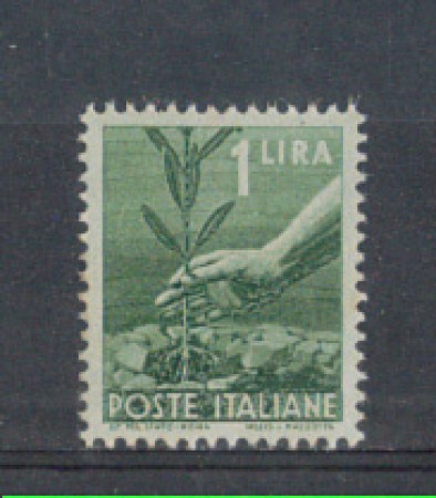 1945 - LOTTO/5991 - REPUBBLICA - 1 LIRA  VERDE DEMOCRATICA