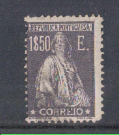 1923 - LOTTO/9669VU - PORTOGALLO - 1,50e. GRIGIO VIOL. - USATO