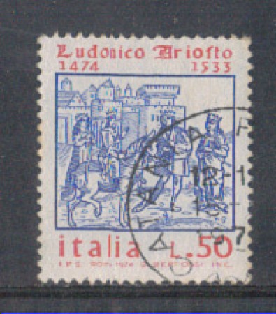 1974 - LOTTO/6608U - REPUBBLICA - L. ARIOSTO - USATO