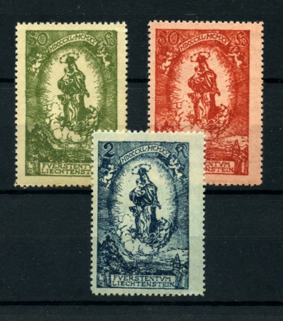 1920 - LOTTO/15009 - LIECHTENSTEI - 80° COMPLEANNO PRINCIPE GIOVANNI  3v. - NUOVI