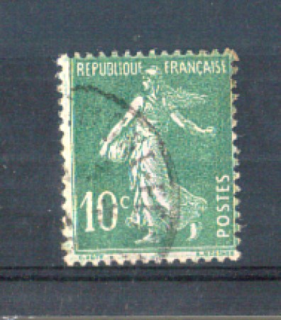 1921 - LOTTO/FRA159U - FRANCIA  - 10c. VERDE SEMINATRICE USATO