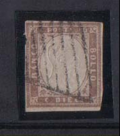 SARDEGNA - 1860 -  LOTTO/3019 . 10c. BRUNO