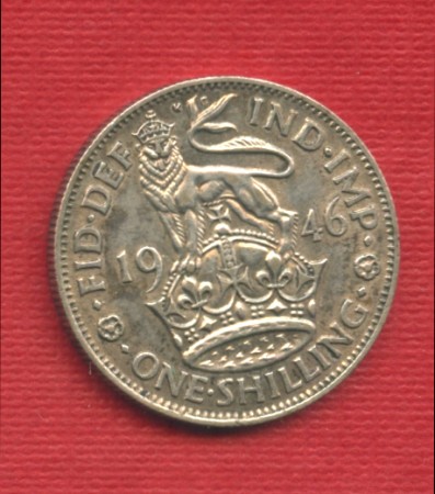 1946 - LOTTO/M21188 - GRAN BRETAGNA - 1 SCELLINO ARGENTO