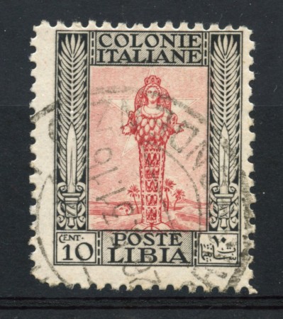 1926/30 - LOTTO/17234A - LIBIA - 10c. PITTORICA - USATO