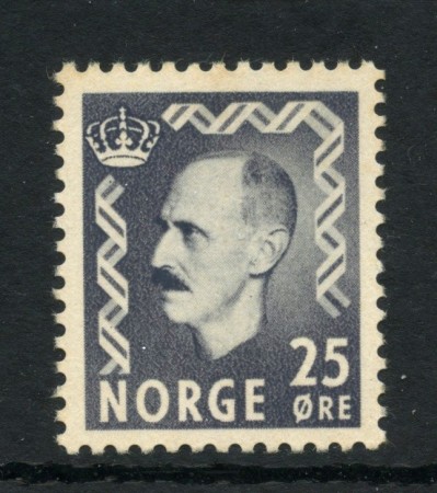 1950 - NORVEGIA - LOTTO/48377 - 25 ore GRIGIO RE HAAKON - NUOVO