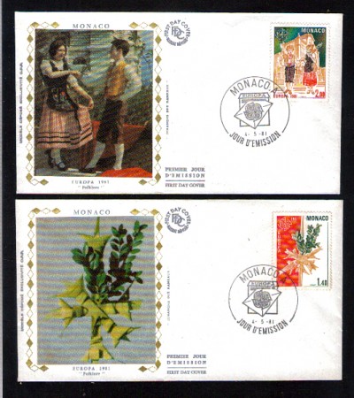 1981 - LOTTO/10907 - MONACO - EUROPA FOLCLORE - BUSTA FDC
