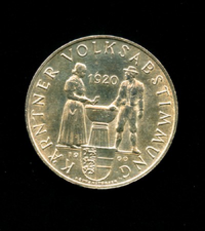 1960 - LOTTO/M18537 - AUSTRIA - 25 SCELLINI ARGENTO PLEBISCITO CARINZIA