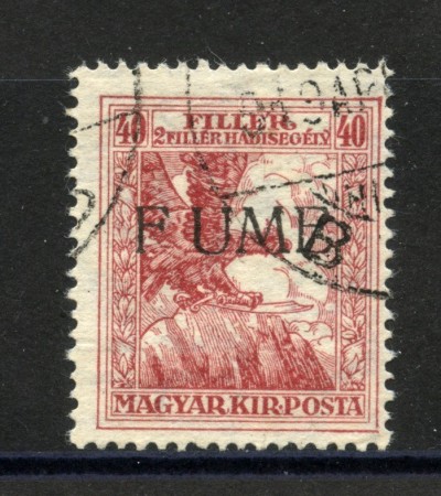 1918 - FIUME - LOTTO/39750 - 40F. BENEFICENZA  LACCA - USATO - VARIETA'