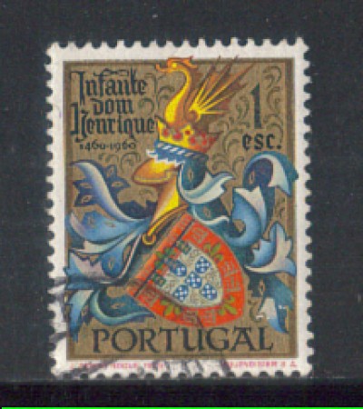 1960 - LOTTO/9774AU - PORTOGALLO - 1e. ENRICO AVIZ - USATO