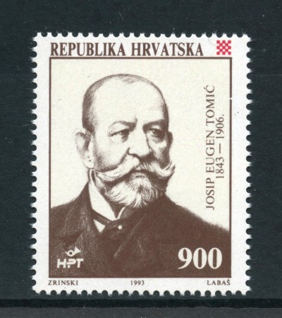 1993 - CROAZIA - EUGEN TOMIL - NUOVO - LOTTO/32614