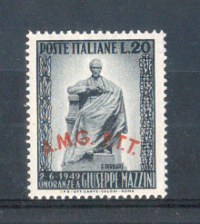 1949 - LOTTO/10229N - TRIESTE A - 20 LIRE GIUSEPPE MAZZINI