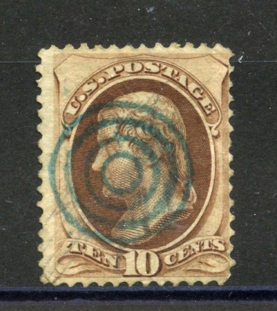 1870 - STATI UNITI - LOTTO/40841 - 10 CENT. BRUNO T.JEFFERSON - USATO