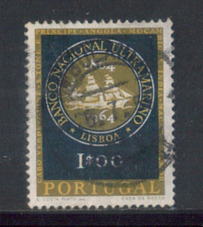 1964 - LOTTO/9796AU - PORTOGALLO - 1e. BANCA NAZ. - USATO