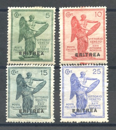 1922 - ERITREA - LOTTO/39484 - VITTORIA SOPRASTAMPATI - LINGUELLATI