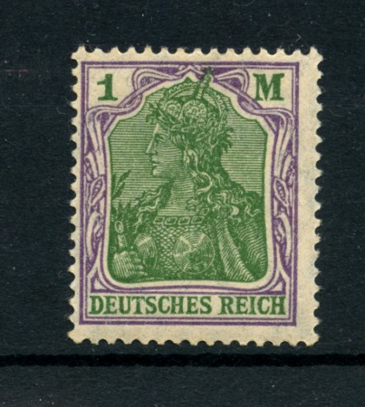 1920 - LOTTO/17736 - GERMANIA - 1M. VIOLETTO E VERDE - NUOVO
