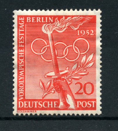 1952 - LOTTO/18618 - BERLINO - 20p. OLIMPIADI DI HELSINKI - NUOVO
