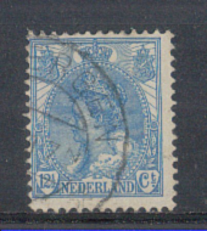 1898 - LOTTO/4005FU - OLANDA - 12,5c. AZZURRO - USATO