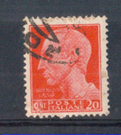 1945 - LOTTO/LUO529U - LUOGOTENEZA - 20c. CARMINIO - USATO