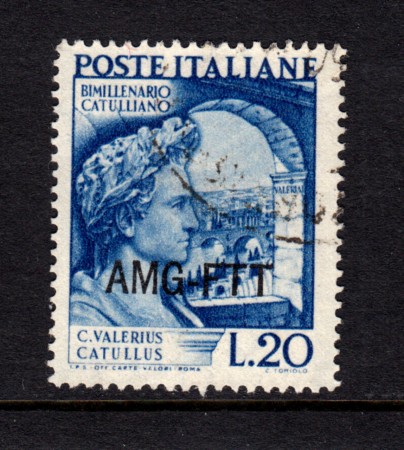 1949 - LOTTO/13465 - TRIESTE A - 20 Lire CATULLO - USATO