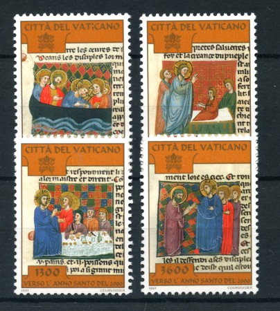 1997 - LOTTO/22216 - VATICANO - VERSO L'ANNO SANTO 4v. - NUOVI