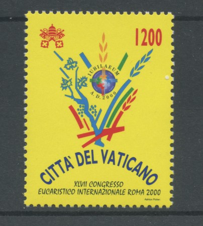 2000 - LOTTO/22240 - VATICANO - CONGRESSO EUCARISTICO 1v. - NUOVO