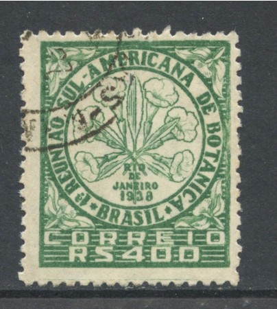 1939 - BRASILR - 400r. CONGRESSO DI BOTANICA - USATO - LOTTO/28886