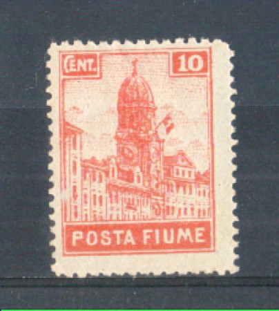 1919 - LOTTO/FIU62L - FIUME - 10c.  CARMINIO  LING.