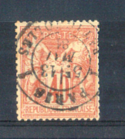 1876/81 - LOTTO/FRA70U - FRANCIA - 40c. VERMIGLIO - USATO
