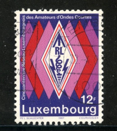 1987 - LUSSEMBURGO - 12 Fr. AMATORI DI ONDE CORTE - LOTTO/29938