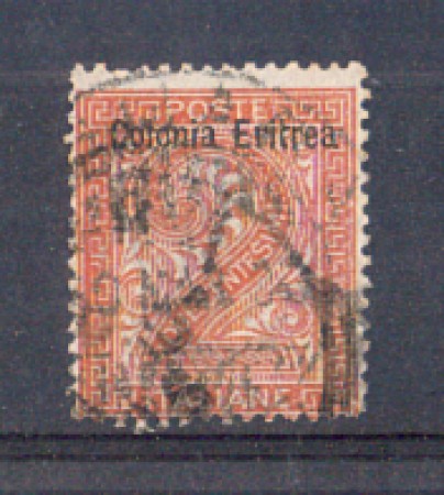 1893 - LOTTO/ERIT2U - ERITREA -  2c. BRUNO ROSSO - USATO