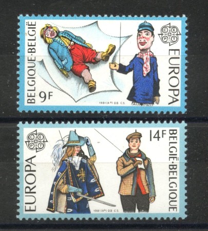 1981 - BELGIO - LOTTO/41458 - EUROPA 2v. - NUOVI