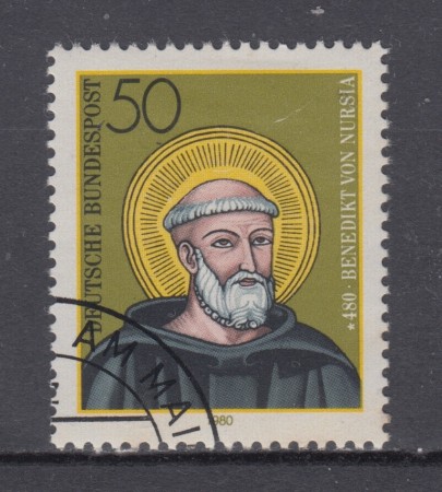 1980 - GERMANIA FEDERALE - SAN BENEDETTO - USATO - LOTTO/31414U