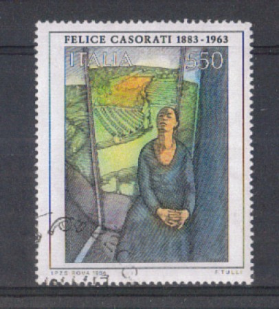 1986 - LOTTO/6864UB - REPUBBLICA - 550 L. F.CASORATI - USATO