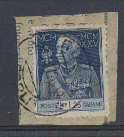 1925 - LOTTO/REG191UD - REGNO - 1,25 LIRE GIUBILEO DENT.11 USATO