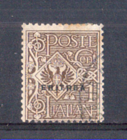 1924 - LOTTO/ERIT77U - ERITREA - 1c. BRUNO - USATO