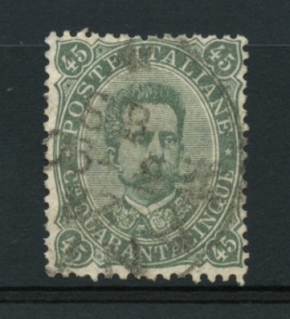 1889 - LOTTO/11630 - REGNO - 45c. VERDE UMBERTO I° - USATO