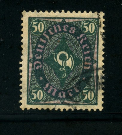 1922 - LOTTO/17808 - GERMANIA REICH - 50m. VERDE SCURO - USATO