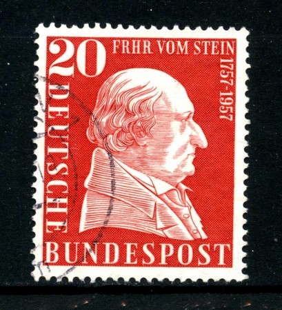 1957 - GERMANIA FEDERALE - 20p. FRH VON STEIN - USATO - LOTTO/30819U